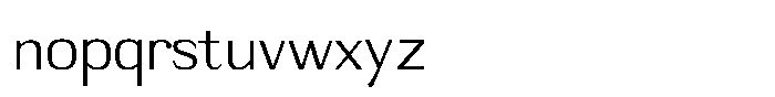 Adaptable Variable Font LOWERCASE