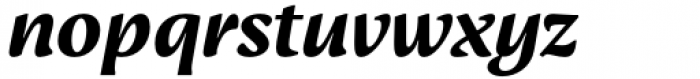 Adelbrook Bold Italic Font LOWERCASE