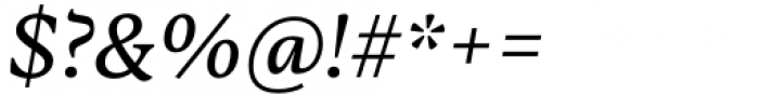 Adelbrook Italic Font OTHER CHARS