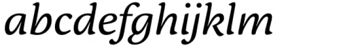 Adelbrook Italic Font LOWERCASE