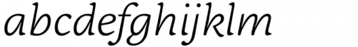 Adelbrook Variable Italic Font LOWERCASE