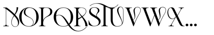 Adelia Ornate Font UPPERCASE