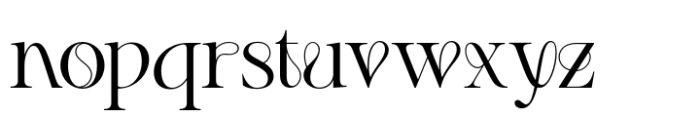 Adelia Ornate Font LOWERCASE