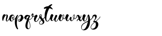 Adelia Spring Font LOWERCASE