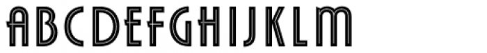 Adelios Inline Font UPPERCASE