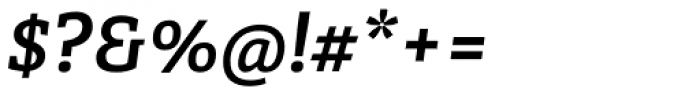 Adelle Basic SemiBold Italic Font OTHER CHARS