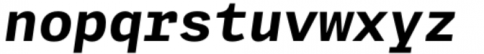Adelle Mono Bold Italic Font LOWERCASE