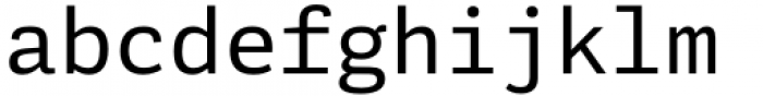 Adelle Mono Regular Font LOWERCASE