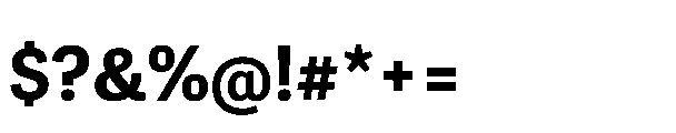 Adelle Sans Extended Bold Font OTHER CHARS