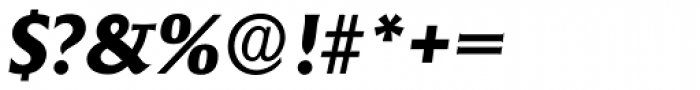 Adelon Serial ExtraBold Italic Font OTHER CHARS