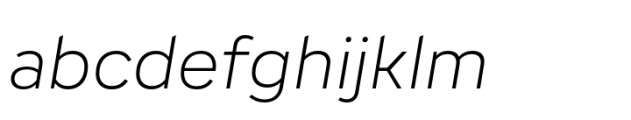 Adelphi PE Display Extralight Italic Font LOWERCASE