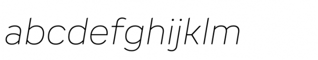 Adelphi PE Display Thin Italic Font LOWERCASE