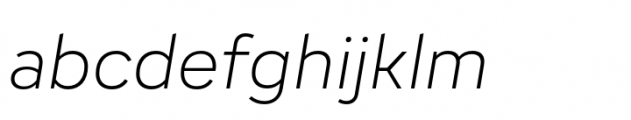 Adelphi PE Extralight Italic Font LOWERCASE