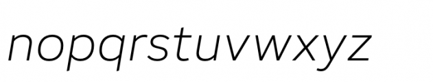 Adelphi PE Extralight Italic Font LOWERCASE