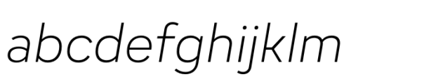 Adelphi PE Text Extralight Italic Font LOWERCASE