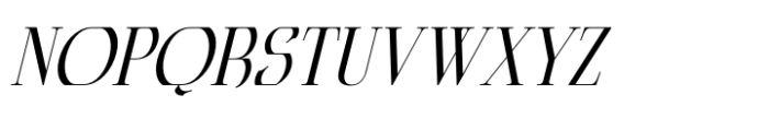 Adeoosa Italic Font UPPERCASE