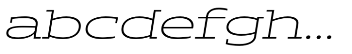 Aderos Extra Light Expanded Oblique FONT