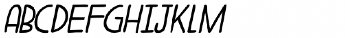 Aderyn ExtraBold Italic Font LOWERCASE