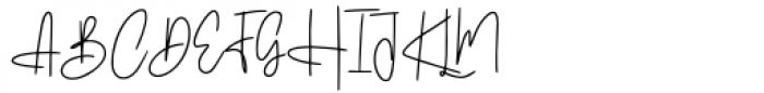 Adestya Signature Regular Font UPPERCASE