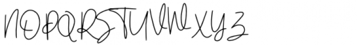 Adestya Signature Regular Font UPPERCASE