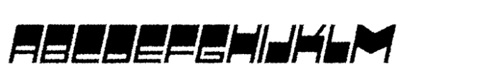 Adfile Rough Italic Font UPPERCASE