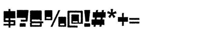 Adfile Rough Font OTHER CHARS