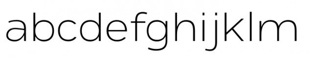 Adget Sans Extra Light Font LOWERCASE