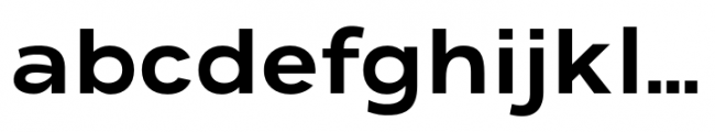 Adget Sans Semi Bold Font LOWERCASE