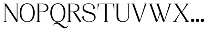 Adhesian Serif Light Font UPPERCASE