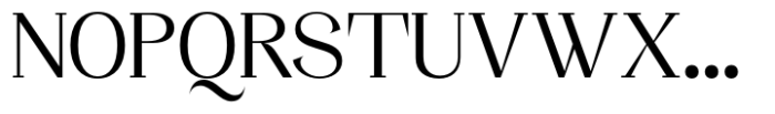 Adhesian Serif Regular Font UPPERCASE