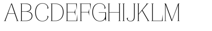 Adhesian Serif Thin Font UPPERCASE