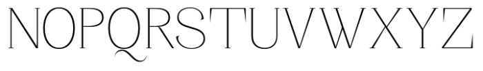 Adhesian Serif Thin Font UPPERCASE