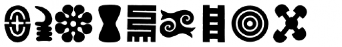 Adinkra Pro Calabash Font LOWERCASE