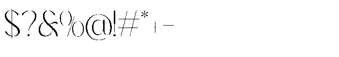 Adisan Richard Regular Font OTHER CHARS