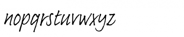 Adobe Handwriting Frank Font LOWERCASE