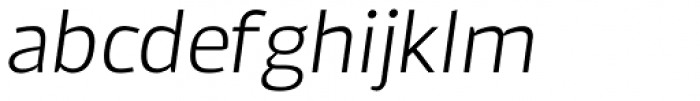 Adonide Light Italic Font LOWERCASE