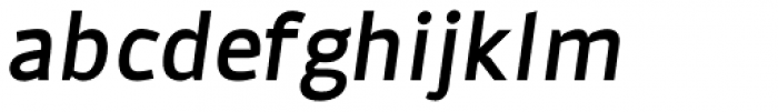 Adonide Medium Italic Font LOWERCASE