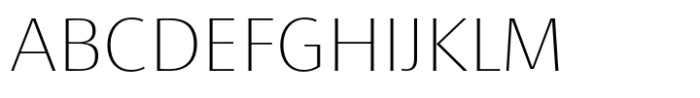 Ador Hairline Extra Light Font UPPERCASE
