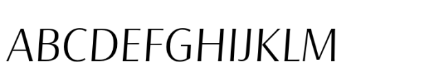 Ador Hairline Italic Font UPPERCASE