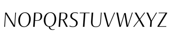 Ador Hairline Italic Font UPPERCASE