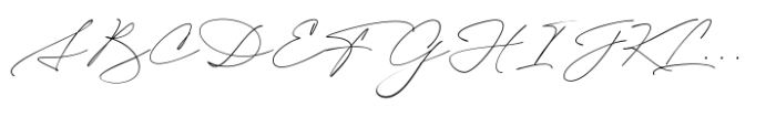 Adorable Calligraphy Light Font UPPERCASE