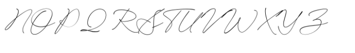 Adorable Calligraphy Light Font UPPERCASE