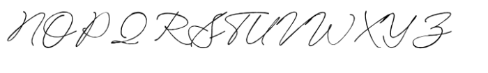 Adorable Calligraphy Rough Font UPPERCASE