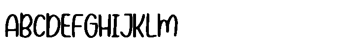 Adorable Love Handmade Font UPPERCASE