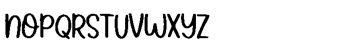 Adorable Love Handmade Font UPPERCASE