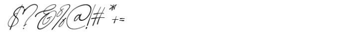 Adoration Signature Font OTHER CHARS