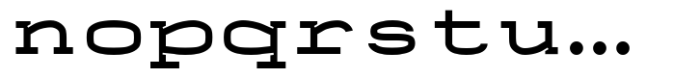 Adore Mono Bold Font LOWERCASE