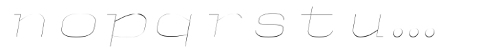 Adore Mono Light Oblique Font LOWERCASE