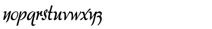 Adore OT Font LOWERCASE