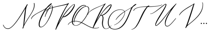 Adore Stacy Font UPPERCASE